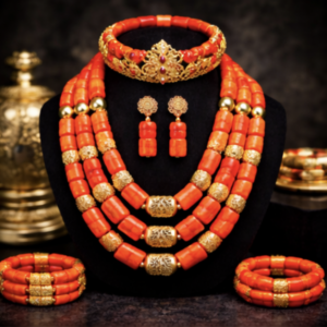 Royalty Iyun Bead Set – Traditional Luxury Collection