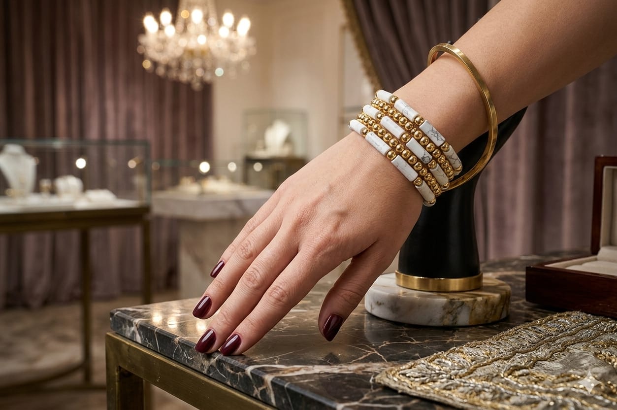 Essential Gold Ball Bracelets - Image 5