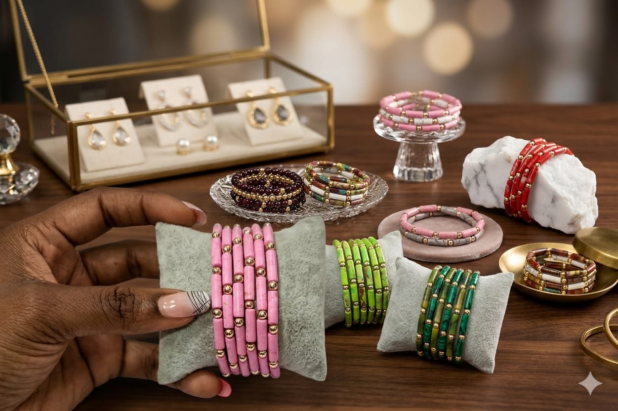 Essential Gold Ball Bracelets - Image 4